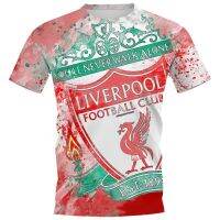 Liverpool T-shirts 3D Printing Short-sleeved New Fashion Casual Tops