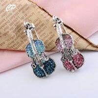 Exquisite Violin Brooch Retro Musical Vintage violin brooches exquisite personality wild pins fashion fashion accessories