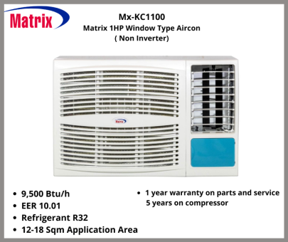 matrix aircon 1hp