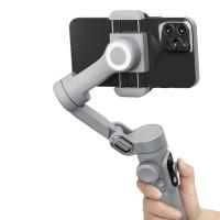 Amagogo Stabilizer Gimbal Ponsel Cerdas แบบ3แกนติดตั้งได้ง่ายอุปกรณ์เสริมที่แข็งแรงสามารถพับเก็บได้