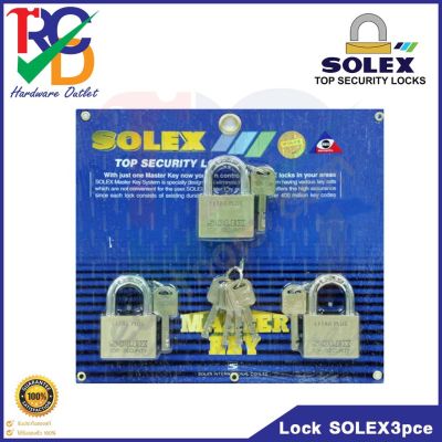 ชุดกุญแจs 3Pcs/Set "SOLEX" Size.35,40,45mm