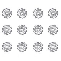 12Pcs Kitchen Pot Mat Flower Shape Pot Holders for Hot Pots and Pans Holder Coasters Hot Pad for Dishes