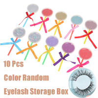 SDFHD Multicolor Unique Packaging Box Cute Lollipop Transparent Empty Eyelashes Protector Eyelashes Case Lashes Container Lashes Storage Box