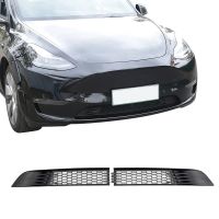 For Model Y 2021 2022 2023 Front Grill Mesh Grille Grid Inserts ,Front Air Inlet Vent Grille Cover Replacement