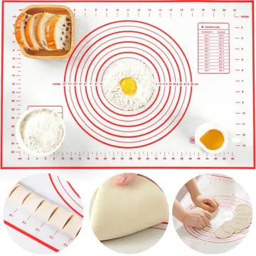 Pastry Rolling Mat Silicone Baking Mat Kneading Tools Pizza Dough Non-Stick  Pad