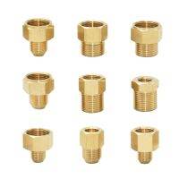 Brass Male Female 1/2" M14 M18 M22 3/8" Thread Connector Tooth Pitch 1.5mm Copper Water Tap Washing Machine Bathroom Coupler Watering Systems Garden H