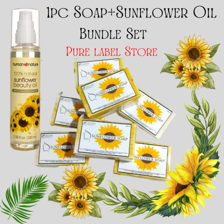 SUNFLOWER OIL & SOAP DUO /lighter pimple /armpit/streach mark care