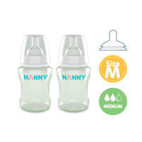 BIBELOT   Nanny – ขวดนม คอกว้าง 9 oz แพ็ค 2 ขวด