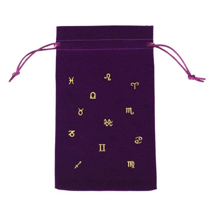 constellation-oracle-card-storage-bag-drawstring-jewelry-pouch-soft-flannel-playing-cards-dice-bag-for-witch-divination