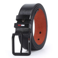 Mens PU Alloy Square Buckle Business Leisure Belts Fashion Black Coffee Brown Belts