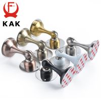 KAK Stainless Steel Magnetic Door Stopper Sticker Hidden Door Holders Catch Floor Wall Mounted Nail-free Doorstop Door Hardware Decorative Door Stops