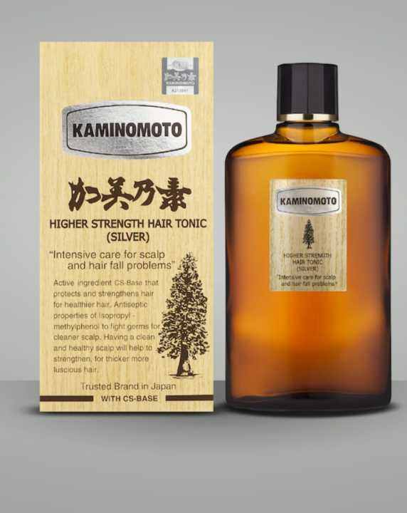 KAMINOMOTO HAIR tONIC SILVER ( Hingher strength Hair Serum ) Lazada