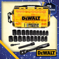 DEWALT ชุดลูกบ๊อกซ์ 23 ชิ้น รุ่น DWMT74739 ของแท้ 100% ลูกบ๊อกซ์ ชุดลูกบล็อก ลูกบล็อก บล็อก บ๊อกซ์ บล๊อกลม