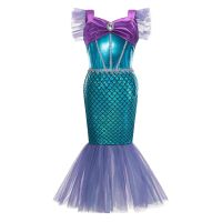 Mermaid Costume Fashion Kid Dress For Girls Children Carnival Birthday Party Clothes Cosplay Mermaid Dress frozen dress