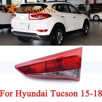 CAPQX ไฟท้ายไฟท้ายสำหรับ Hyundai Tucson 2015-2018ไฟรถยนต์ Bemper Belakang เบรกด้านในไฟท้ายด้านหลังไฟท้าย