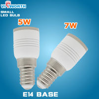 【Be worth】 Chayapoth Gadget Shop (MYM) หลอดไฟ Led E14เซรามิกตัว Led ขนาดเล็ก SMD5730 5W 7W สีขาวเย็นอบอุ่นสปอตไลท์ไฟ Led AC 110V 220V 240V