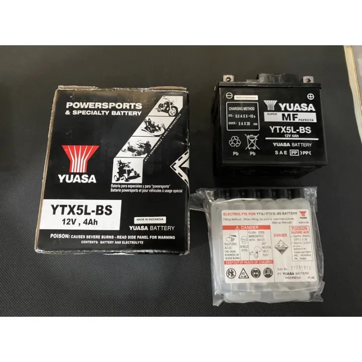 YUASA YTX5L-BS for Raider | Lazada PH