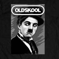 CHARLIE CHAPLIN PEEPIN ** OLDSKOOL หายากงานศิลปะที่กำหนดเองเสื้อ S-XXXL หลายตัวเลือก