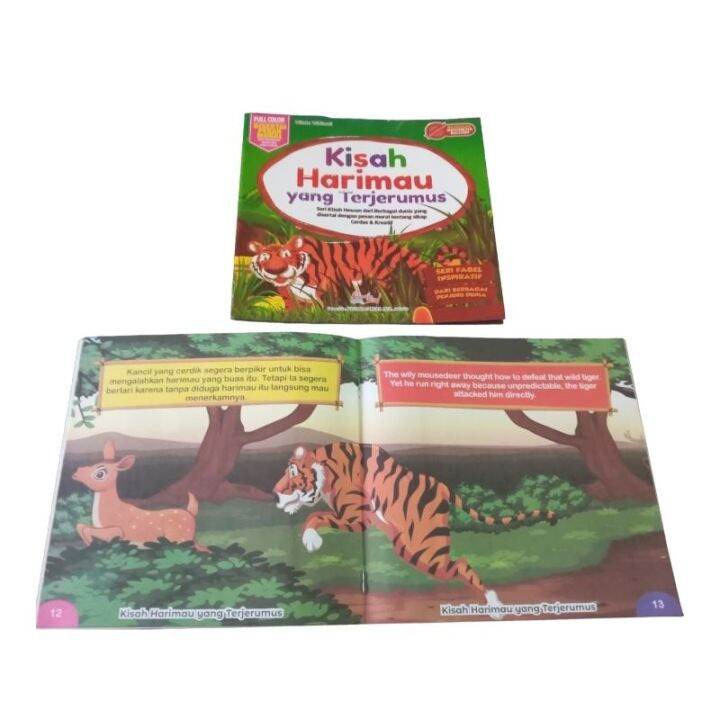 Buku Cerita Seri Fabel Inspiratif Kisah Harimau Yang Terjerumus ...