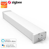 Tuya ZigBee สมาร์ทสวิทช์ม่านไฟฟ้ามอเตอร์ม่านลูกกลิ้งชัตเตอร์สวิทช์ควบคุมระยะไกลม่านมอเตอร์สำหรับ Alexa