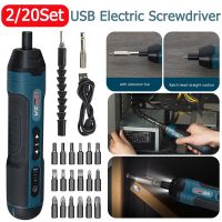 Cordless Electric Screwdriver Rechargeable 1300mah Lithium Battery Mini Drill 3.6V Power Tools Set Household Maintenance Repair