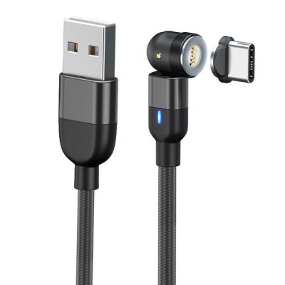 AUFU แม่เหล็กชนิด C สายเคเบิลชาร์จ Usb เร็ว C ที่ชาร์จเร็วสำหรับ Samsung Xiaomi Usb Type C Cord 3M 1M 2M