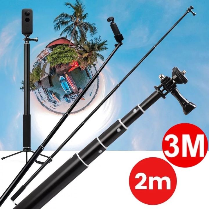 3m-2m-aluminum-bullet-time-extension-pole-super-selfie-stick-for-insta360-onex-oner-gopro10-9-8-7-6-5-gopro-max-pocket