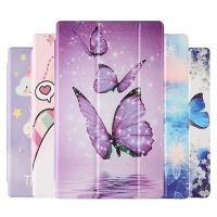 For Huawei MediaPad T5 AGS2-W09 L09 L03 W19 10.1 2019 Tri-fold Stand Cover Constellation Pattern PU Leather Tablet Case