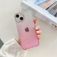 [COD] ใช้ได้ครับ 14 เคสศัพท์มือถือแหวนกล้องชุบกลิตเตอร์ไล่ระดับสี Apple 13 โปร่งใสสูง PC เคส 12