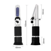 -50- 0 Antifreeze Freezing Refractometer เครื่องมือทดสอบเครื่องวัดการหักเหของแสงแบบมือถือ