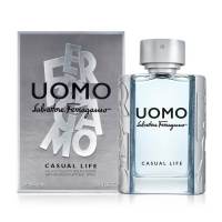 Salvatore Ferragamo UOMO Casual Life Edt For Men 100 ml.3.4FL Oz. (กล่องซิล ทางร้านมีนโยบายจำหน่ายแต่ของแท้เท่านั้น)