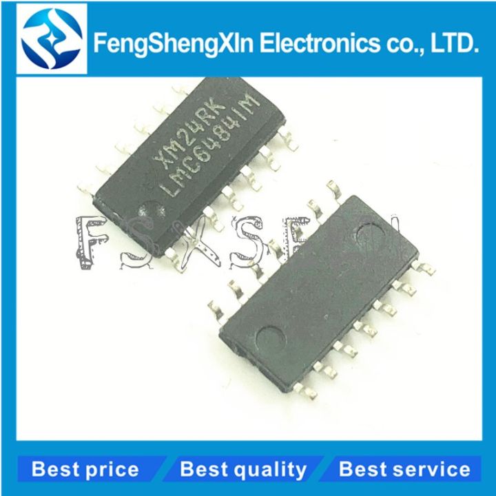 10pcs/lot  LMC6484IM LMC6484  LMC6484AIM LMC6484AIMX SOP-14 CMOS Operational Amplifier IC