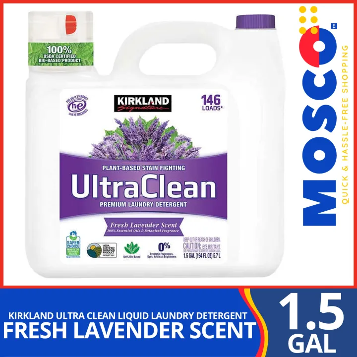 KIRKLAND Ultra Clean Fresh Lavender Scent Liquid Detergent 1.5gal