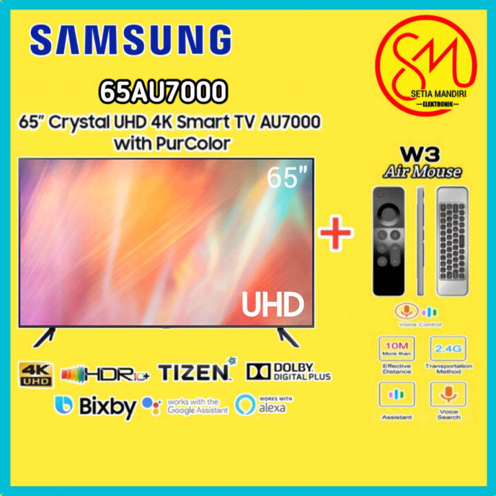 SAMSUNG 65AU7000 UHD HDR 4K SMART TV LED 65INCH UA65AU700KX 65 AU7000