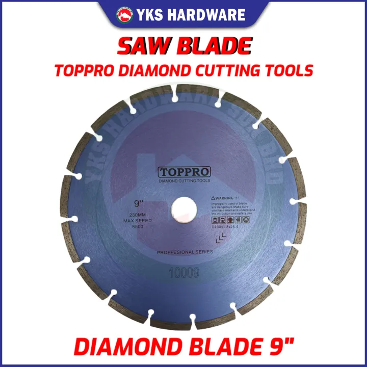 TOPPRO Diamond Cutting Tools - Diamond Blade 9