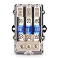 1PC Universal Car Auto Vehicles Waterproof Audio 1 in 3 ways out Fuse Holder Box Fuses Accessories