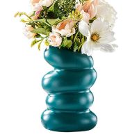 Flower Vase Minimalist Nordic Spiral Style Modern Decorative Vase Home Decor Vase Fit For Fireplace Bedroom Kitchen Living Room