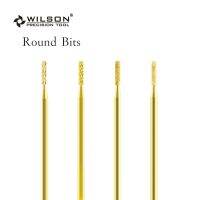 WILSON Bit Round Bit บิตหัวเจียรเล็บลบเจลคาร์ไบด์เครื่องมือทำเล็บเครื่องมือทำเล็บขายดี/Gratis Ongkir