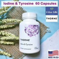 ผลิตภัณฑ์เสริมอาหาร ไทรอยด์ Iodine &amp; Tyrosine 60 Capsules - Thorne Research