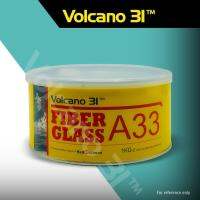 （Kvs auto parts）ฟิลเลอร์ร่างกายใยแก้ว A33 Volcano31ไฟเบอร์สำหรับงานซ่อมสีรถยนต์ขนาด1กก.