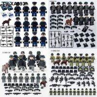 Compatible with particle blocks swat military man wang le is high special educational assembled boys aged 4 to 14 toys