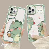 【Great. Cell phone case】 Samsung M23 A13 A23 A33 A03 A53 A73ที่ A03s A02 A12 A30 A22 A72 A52 A21s A32 A71 A51 A20เคสครอบปกป้อง A11 M12 S22 S21 FE A50s น่ารักไดโนเสาร์ใส A30s