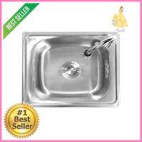 ซิงค์ฝัง 1หลุม TECNOSTAR 10500 สเตนเลสBUILT-IN SINK TECNOSTAR 10500 1B STAINLESS STEEL **ขายดีที่สุด**