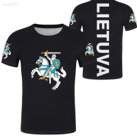 2023 NEW Free Diy Customized Photos for Lithuanian Youth National Ltu T-shirt National Flag Lt Lietuva Lietuvos Lithuanian Casual Boys Clothing brand new T-shirt