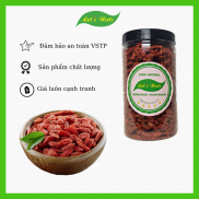 Kỷ tử hữu cơ, sấy khô tự nhiên, đỏ ngọt hũ 500g sang trọng hợp vệ sinh