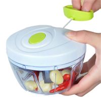 【CC】□♠◑  Multifunction Vegetable Cutter Processor Garlic Fruit Twist Shredder Manual Meat Grinder Juice