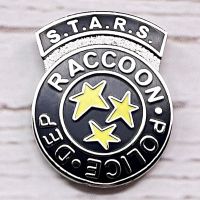 【DT】hot！ RESIDENT EVILS RACCOON POLIiCE DEPARTMENT Enamel Pin Metal Badge Game Brooches Tactics and Service