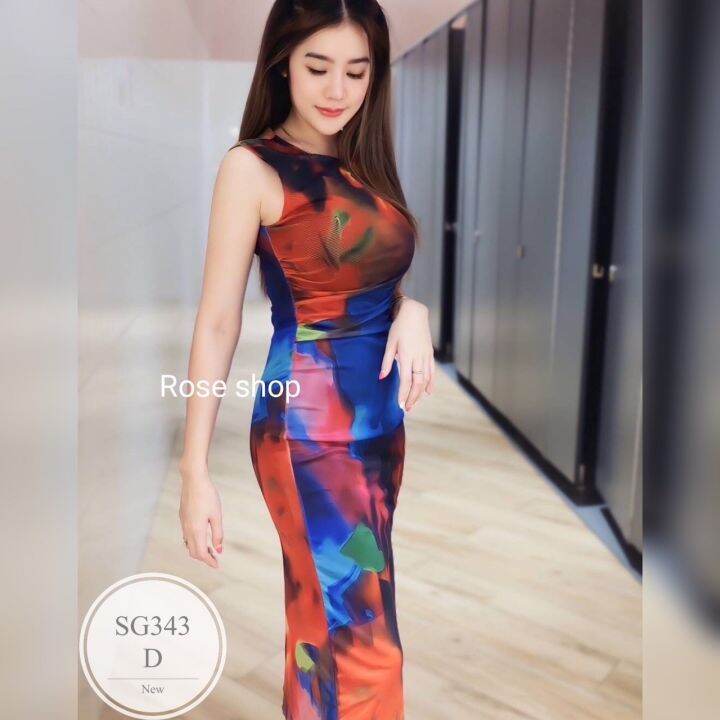 ml343-เดรสย่นข้างหรูหรา-ลายสวยผ้าดีมีซับในยาว-งานที่สาวๆไม่ควรพลาด-color-3-ลาย-ลาย1-ลาย2-ลาย3-ผ้าซีทรู-ขนาด-รอบอก-30-40-รอบเอว-24-38-สะโพก-36-42-ยาว-44