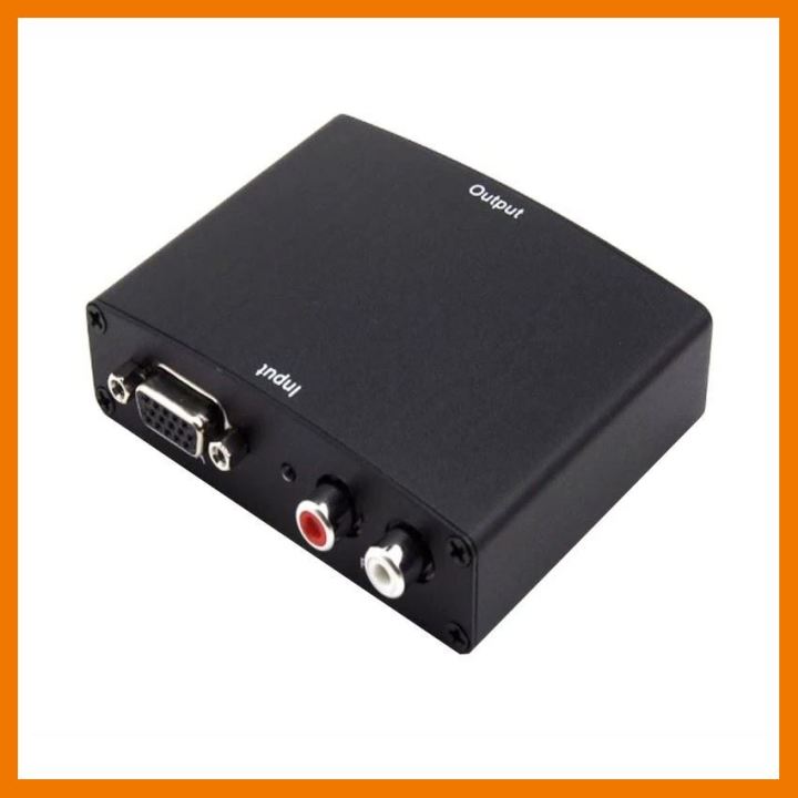 HOT!!ลดราคา VGA TO HDMI full hd with audio converter box มีเสียงด้วย ##ที่ชาร์จ แท็บเล็ต ไร้สาย เสียง หูฟัง เคส Airpodss ลำโพง Wireless Bluetooth โทรศัพท์ USB ปลั๊ก เมาท์ HDMI สายคอมพิวเตอร์
