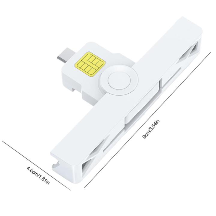 เครื่องอ่านการ์ดอัจฉริยะแบบพกพา-usb2-0เครื่องอ่านวีซ่าประเภท-c-usb-เครื่องอ่านการ์ดบัตรเอทีเอ็มสำหรับการรักษาความปลอดภัยใบรับรองดิจิทัล